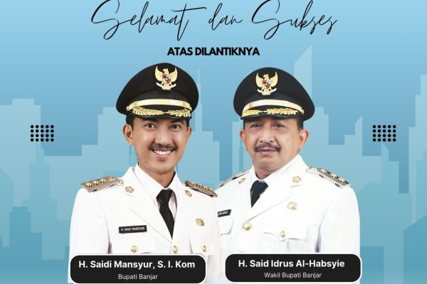 Bupati dan Wakil Bupati Banjar Periode 2025-2030